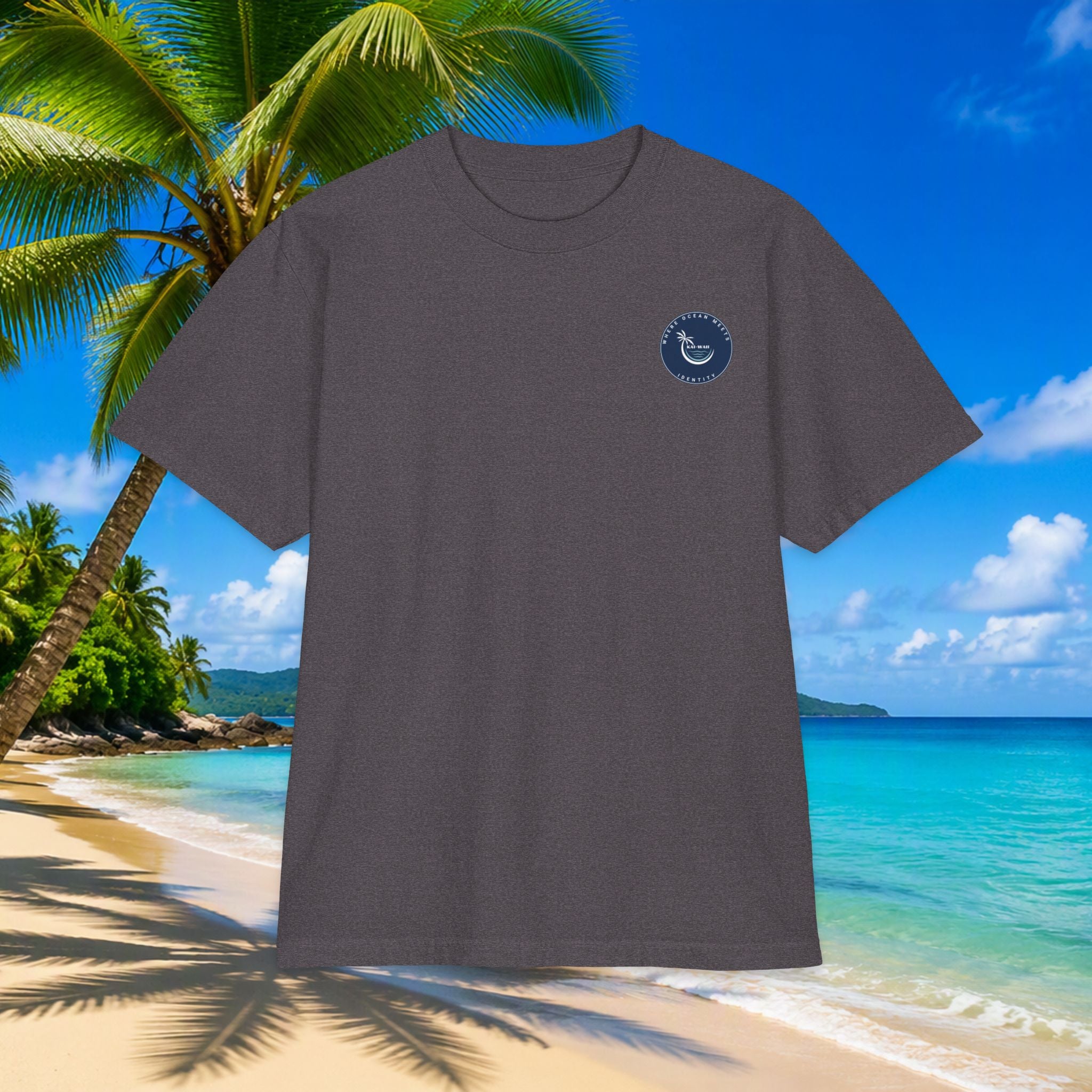 Ocean Is My Escape T‑Shirt — Coastal Whale & Seashell Premium Graphic Tee