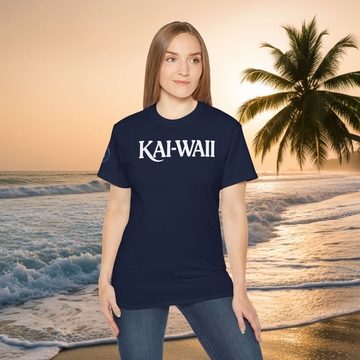 KAI-WAII Beach T-Shirt — Vintage Hawaiian Surf Tee