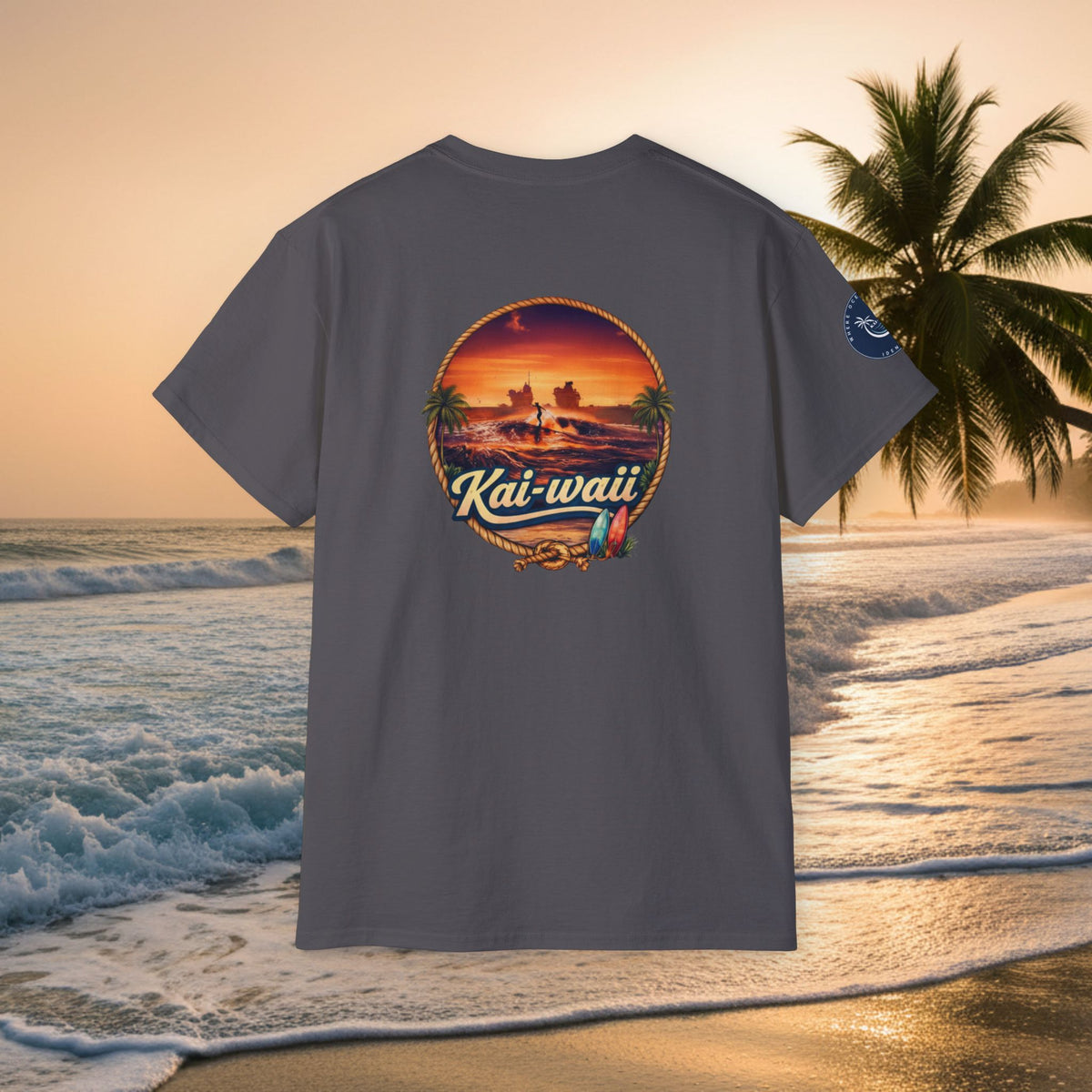 KAI-WAII Sunset Surf T-Shirt