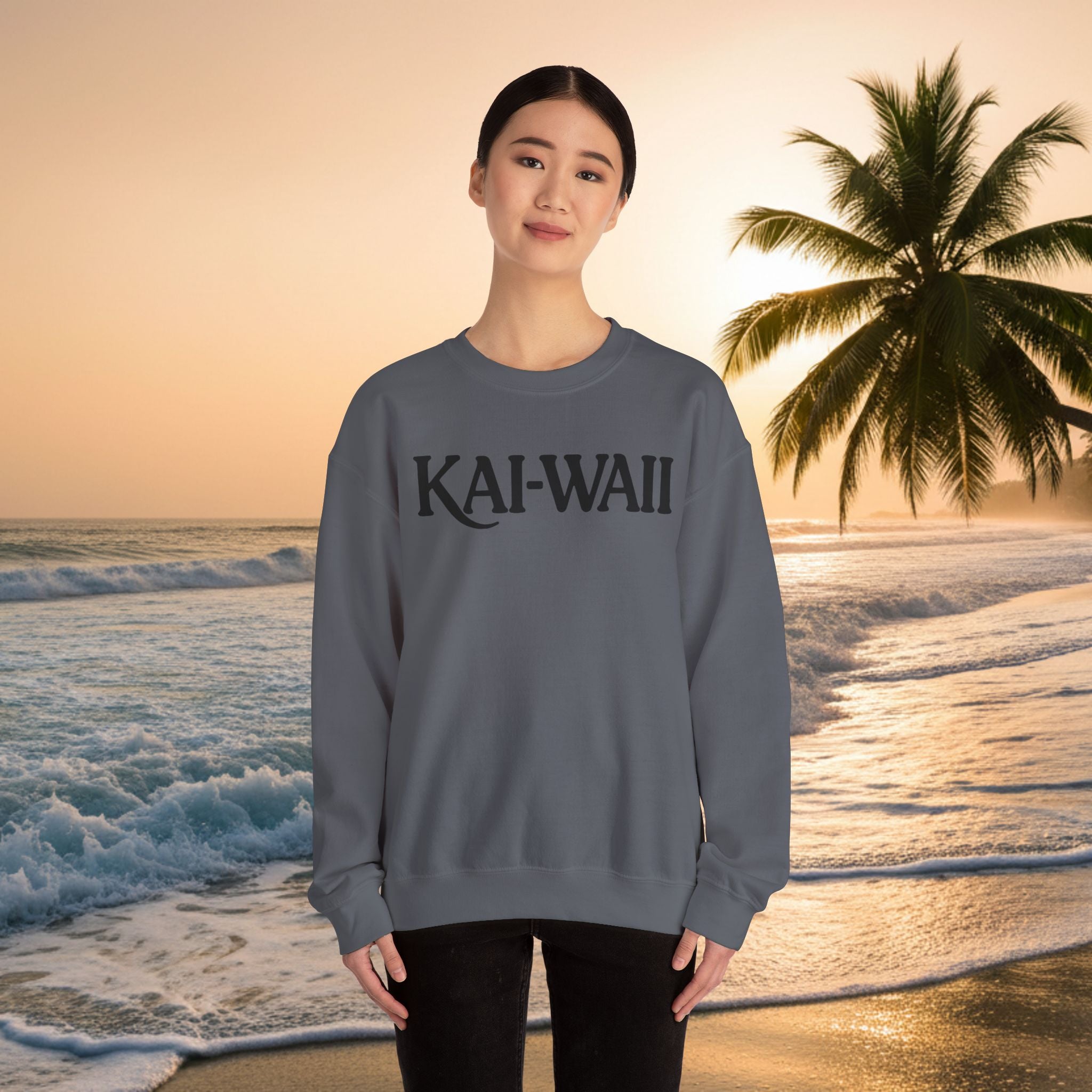 Crewneck Sweatshirt — "Keep Calm and Let Jesus Take the Wheel"