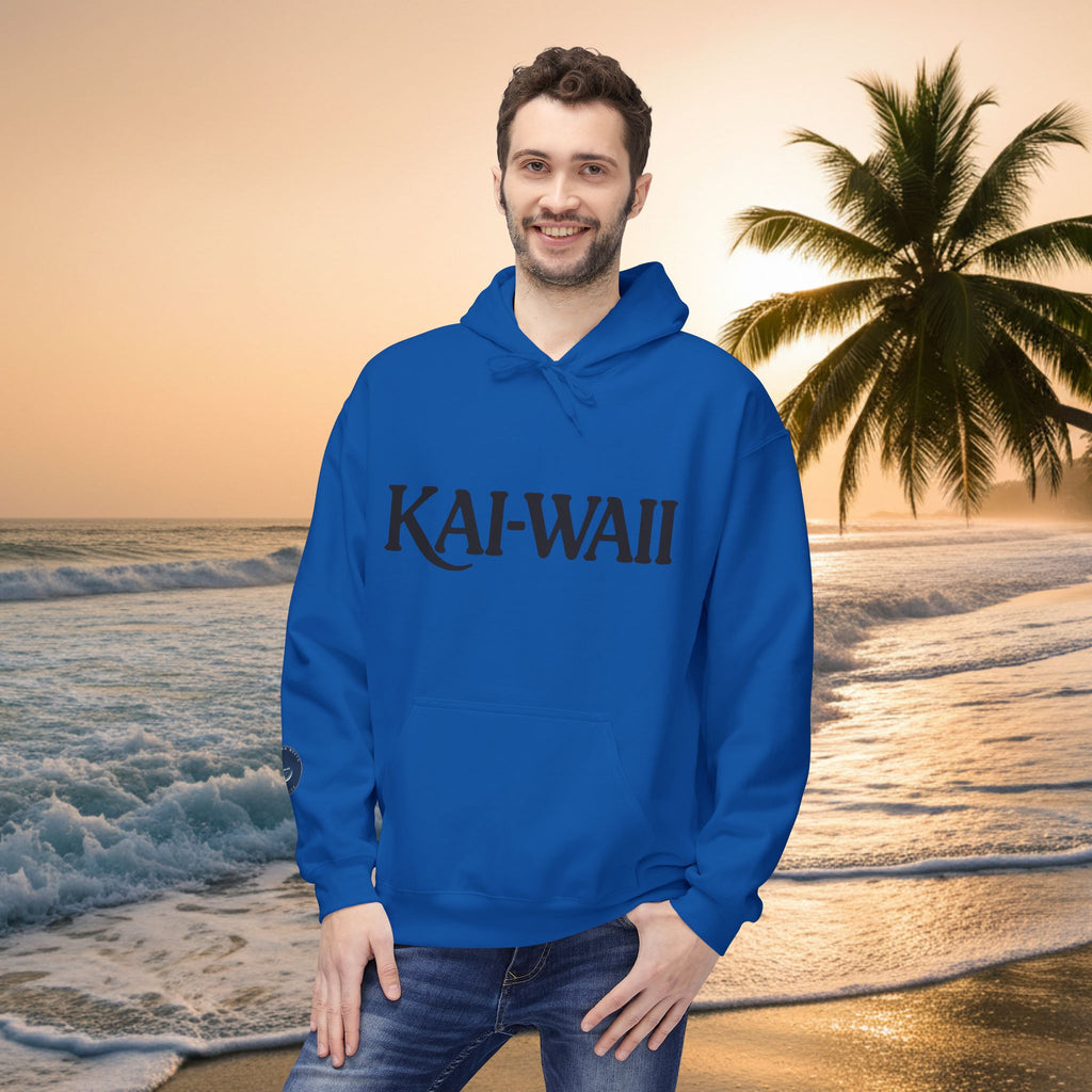 KAI-WAII Bold Text Hoodie — Minimalist Streetwear Pullover
