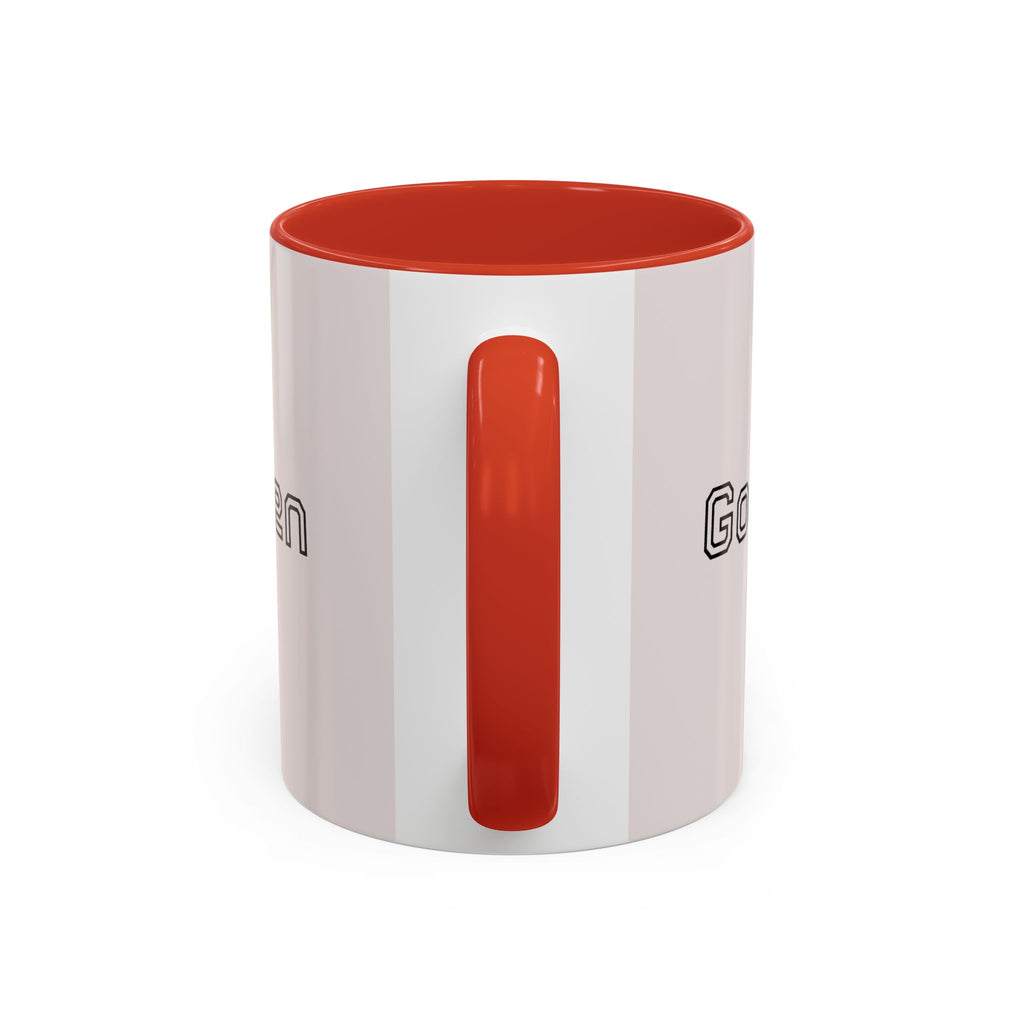 Motivational Accent Coffee Mug — "God Made It Happen" Inspirational Latte Mug