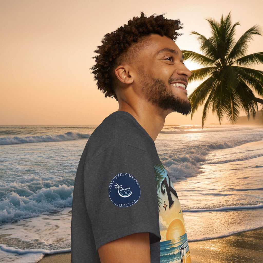 T-Shirt — KAI-WAII 'Paws and Relax' Beach Dog Graphic Tee