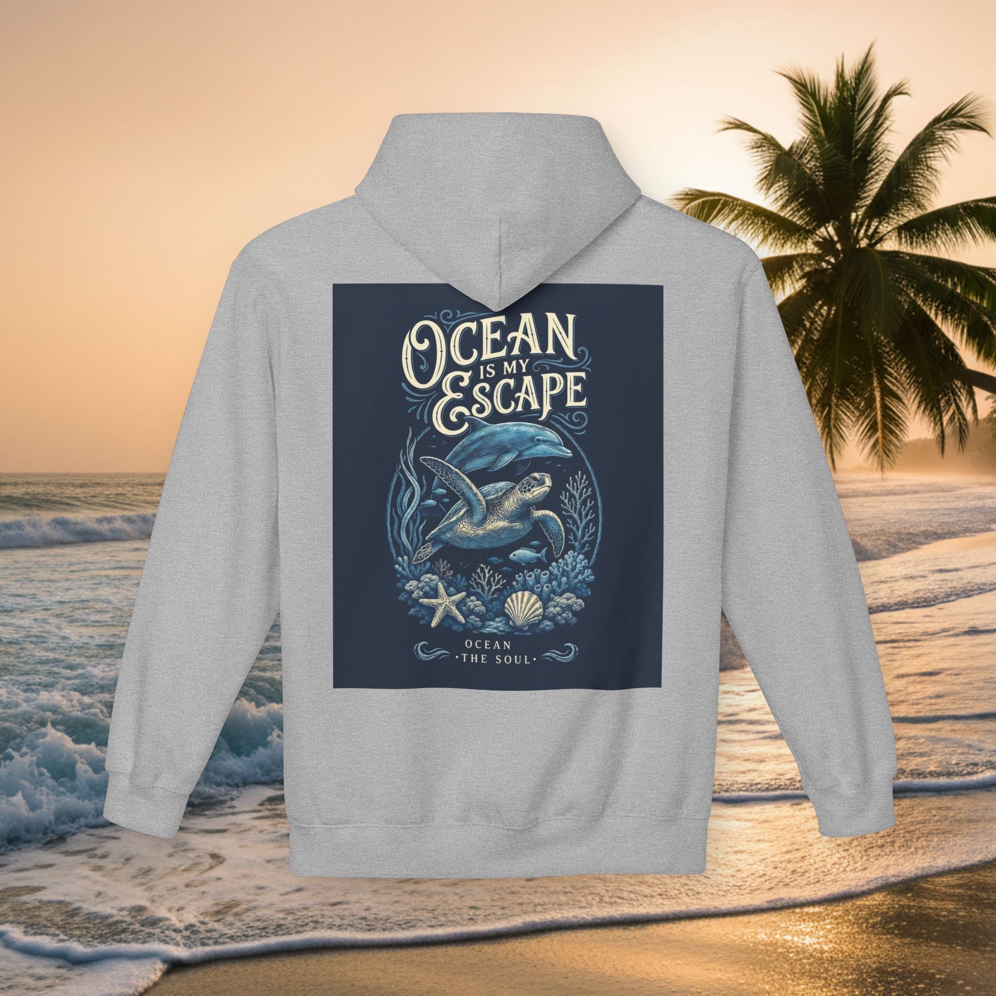 KAI-WAII Ocean Escape Hoodie — Graphic Pullover