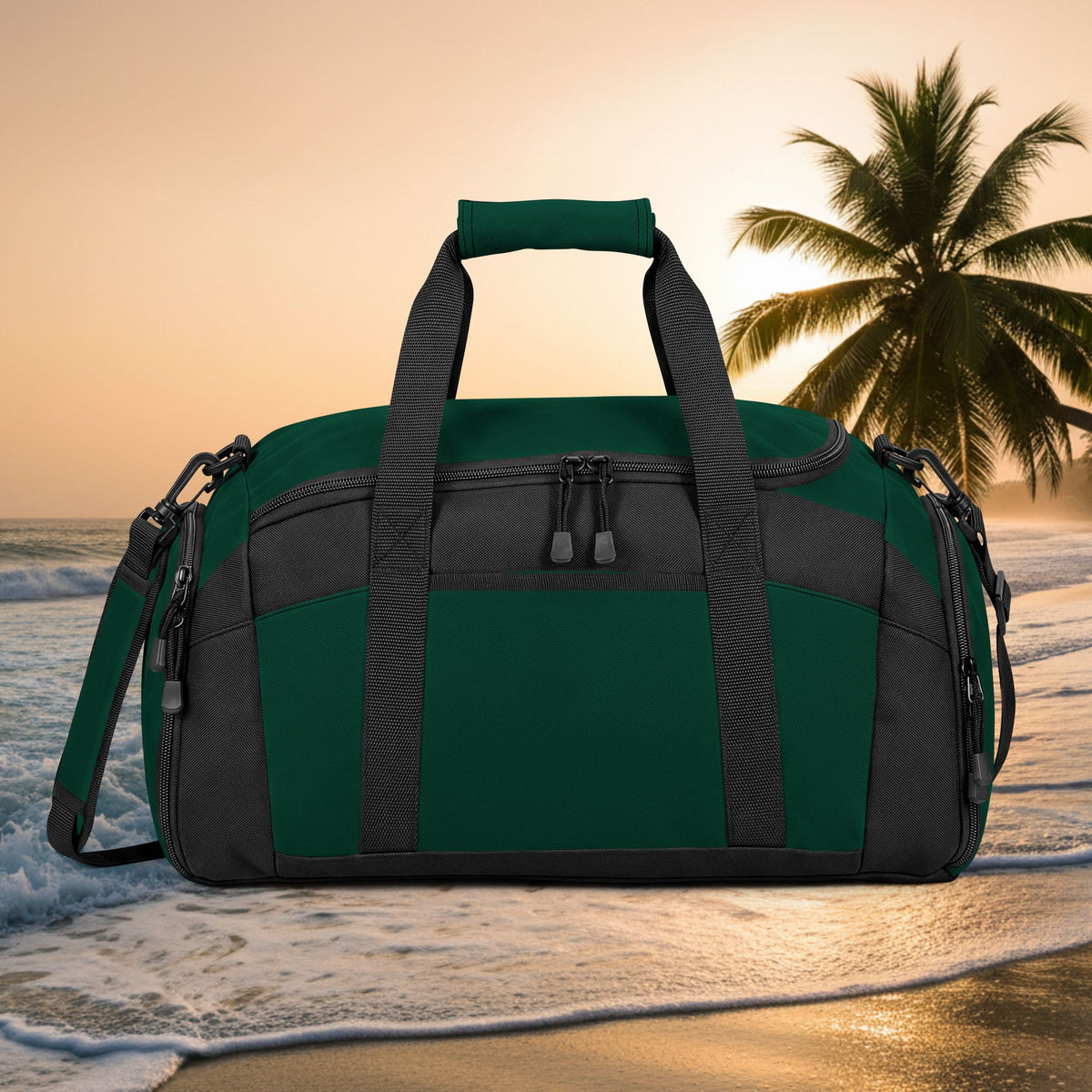 Kawaii Logo Gym Bag — Durable Black Workout Duffel