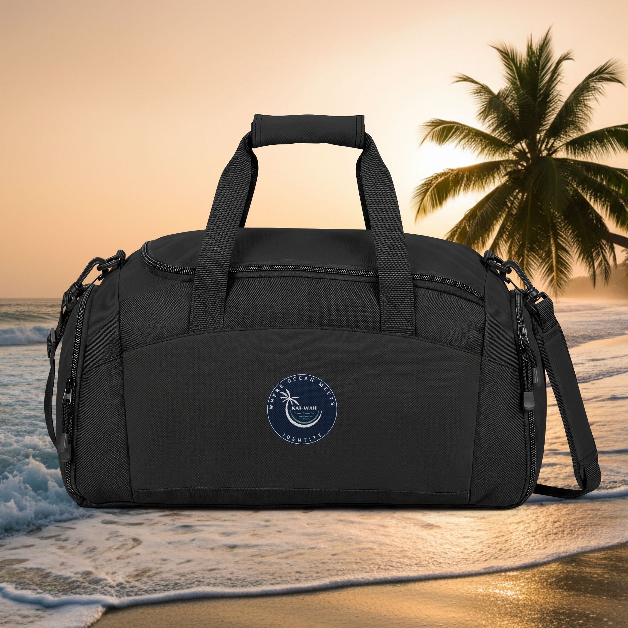 Gym Bag — Coastal Whale Logo Duffel