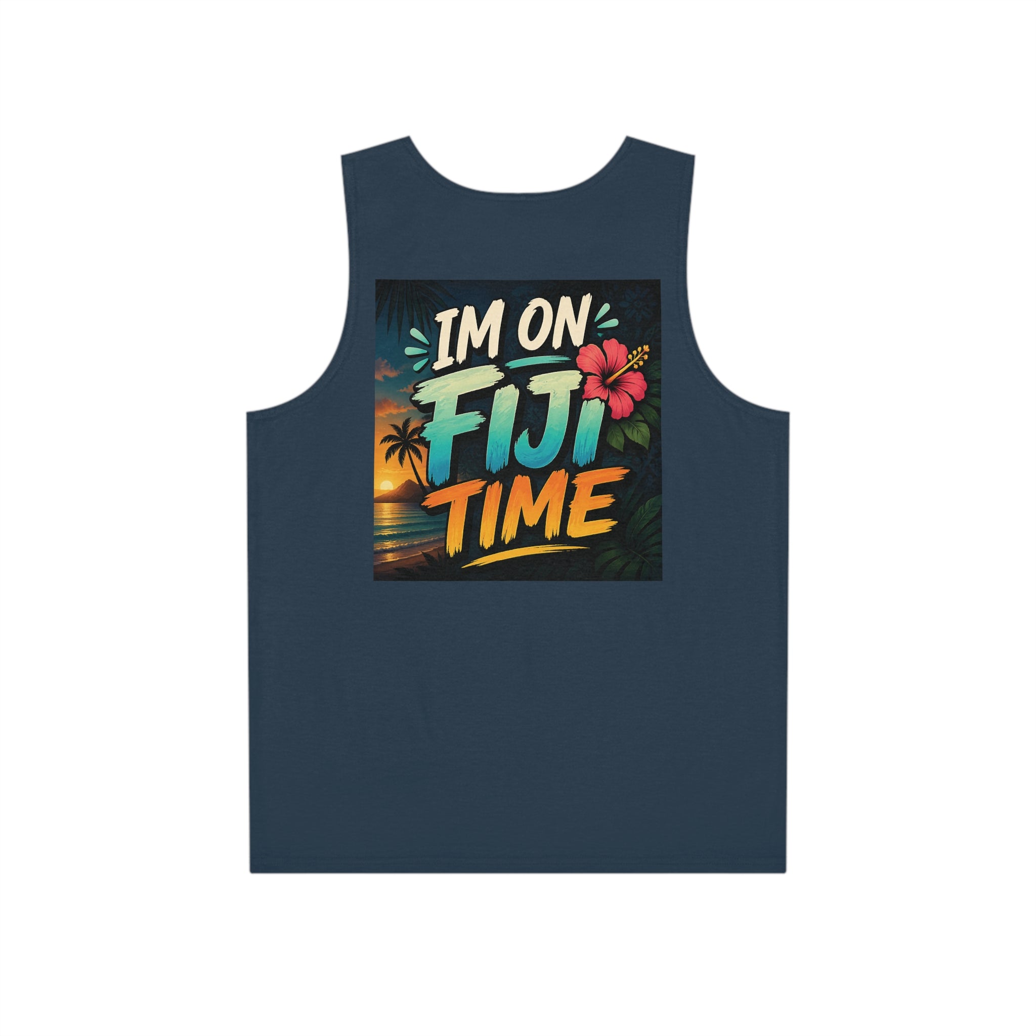"I'm On Fiji Time" Tropical Beach Vacation Beach Tank
