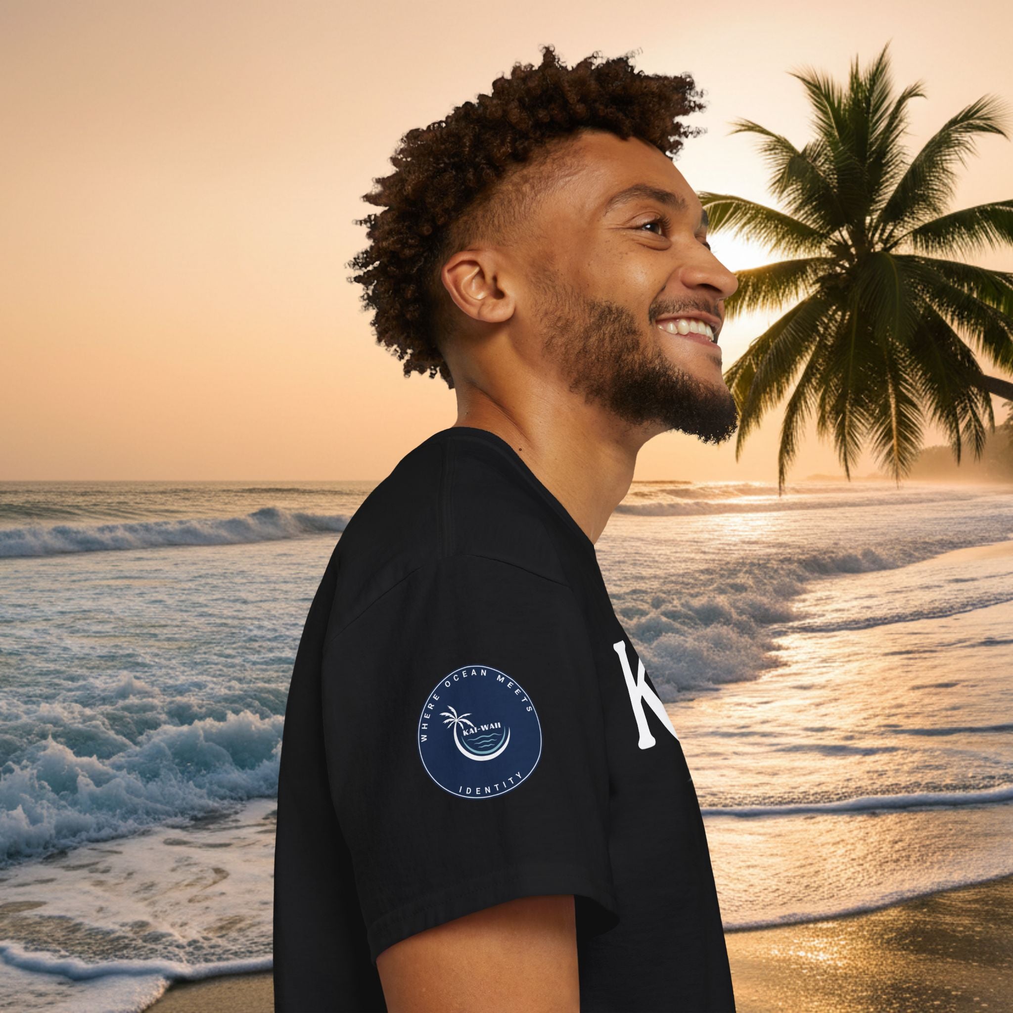 KAI_WAII Beach T-Shirt — Vintage Hawaiian Surf Tee