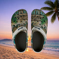 Tiki Palm Clogs — Tropical EVA Foam Slip-On Shoes
