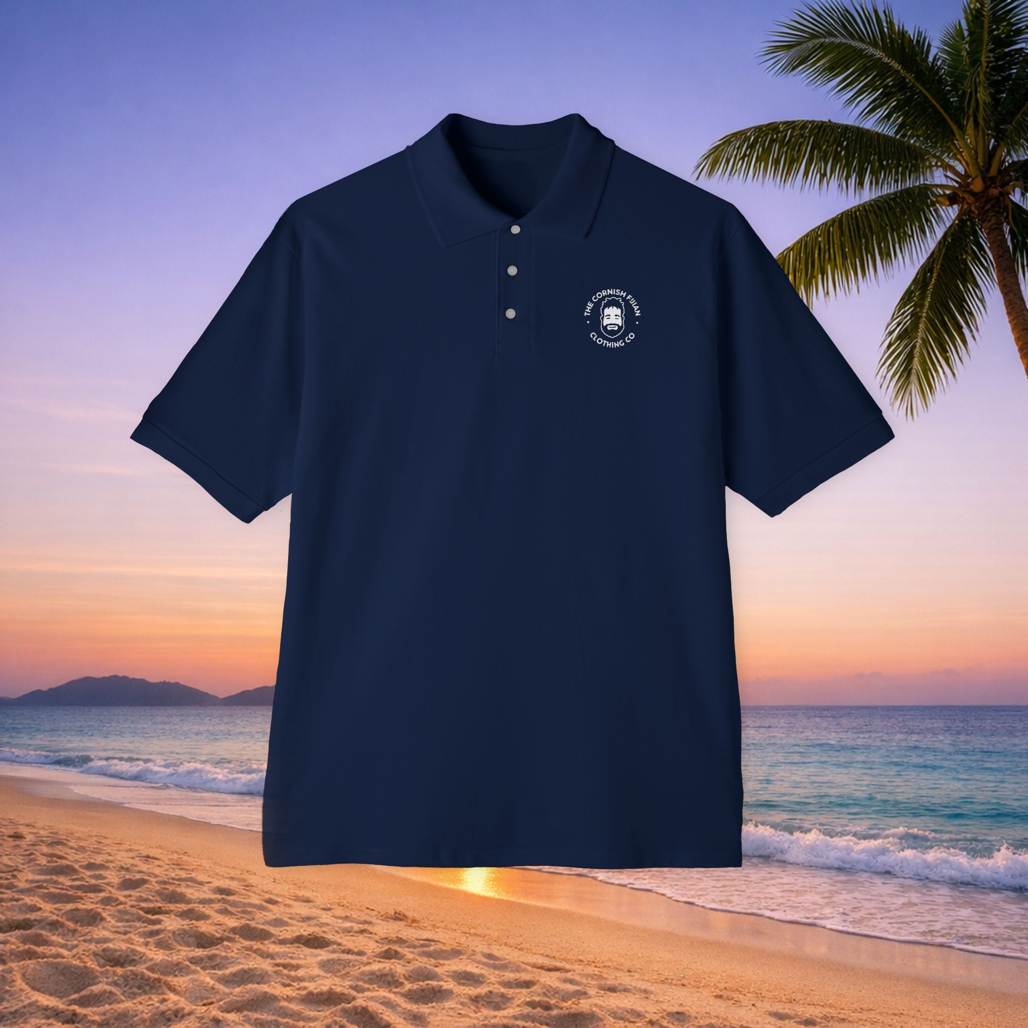 'The Cornish Fijian' - Men's Pique Polo
