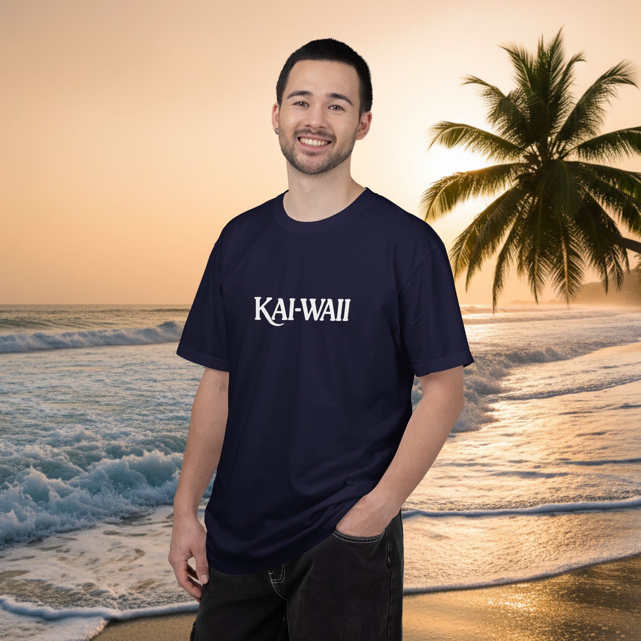 Ocean Escape T-Shirt — "Kai-Waii" Graphic Tee