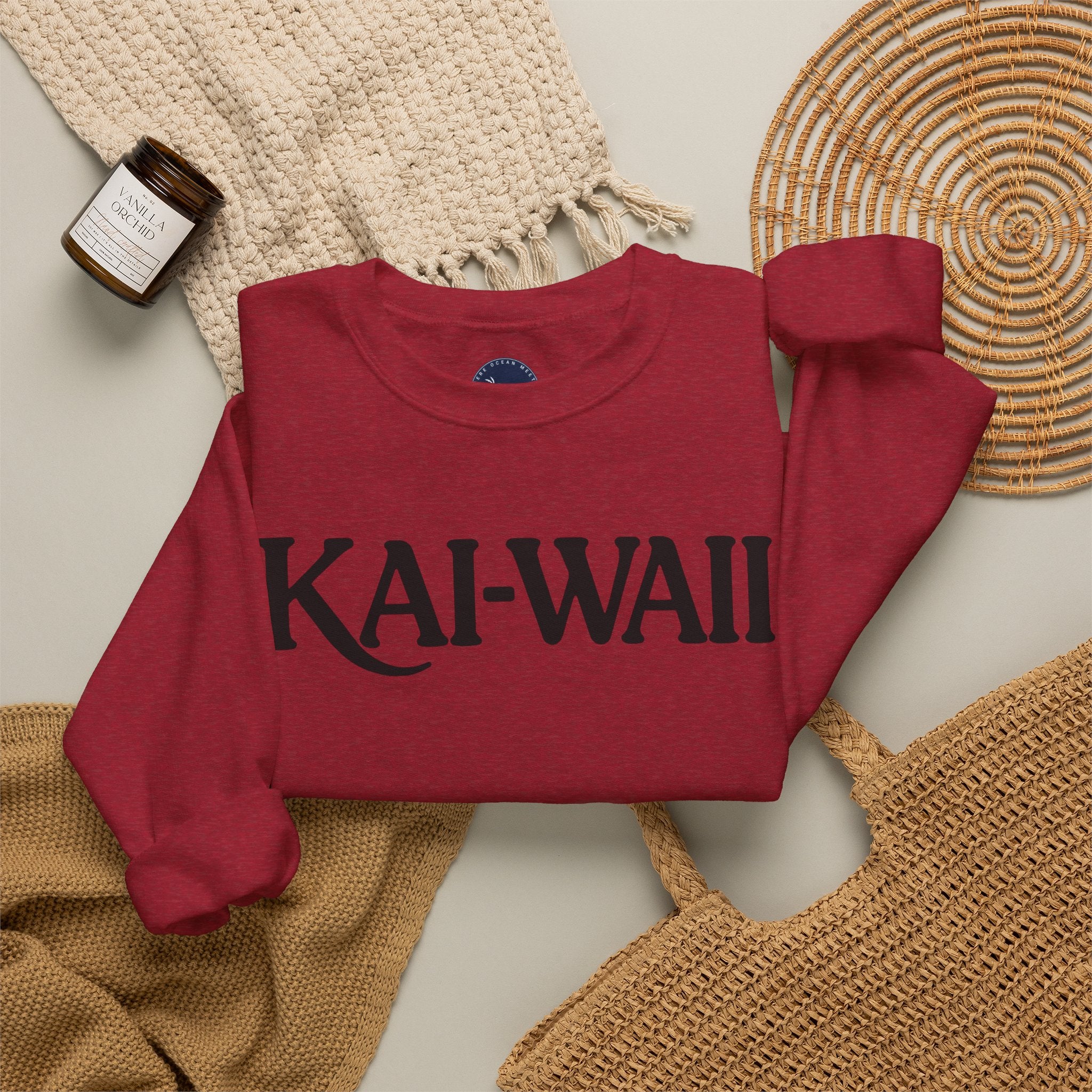 Crewneck Sweatshirt — "Keep Calm and Let Jesus Take the Wheel"