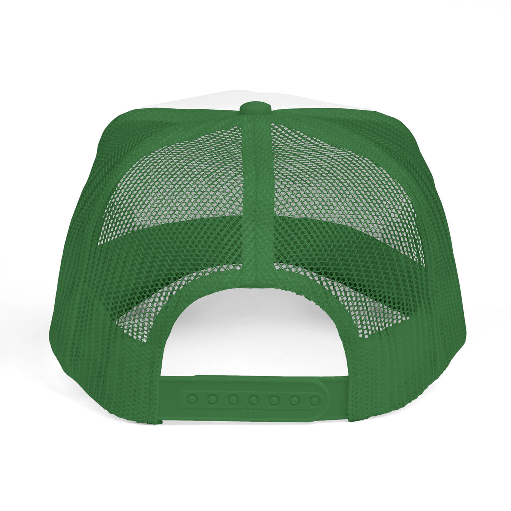 Coastal Vibes Trucker Cap — Ocean Club Palm Patch Snapback