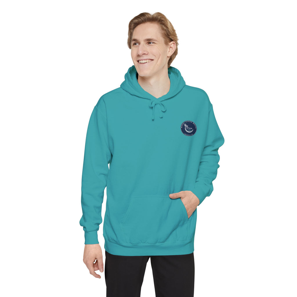 Hoodie - "Keep Calm and Let Jesus Take the Wheel" Nautical Graphic Hoodie