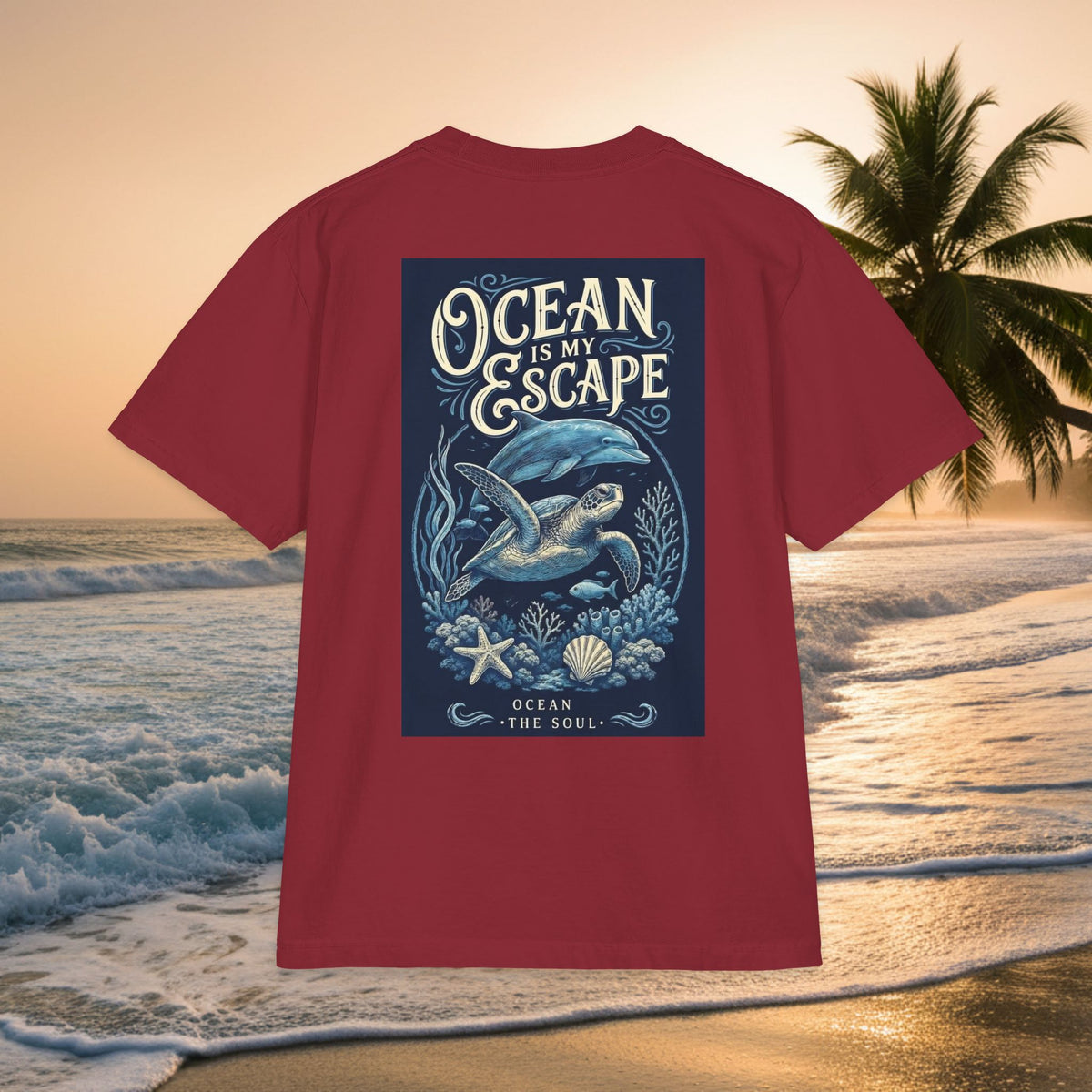 Ocean Escape T-Shirt — "KAI-WAII" Whale Graphic Premium Beach Tee