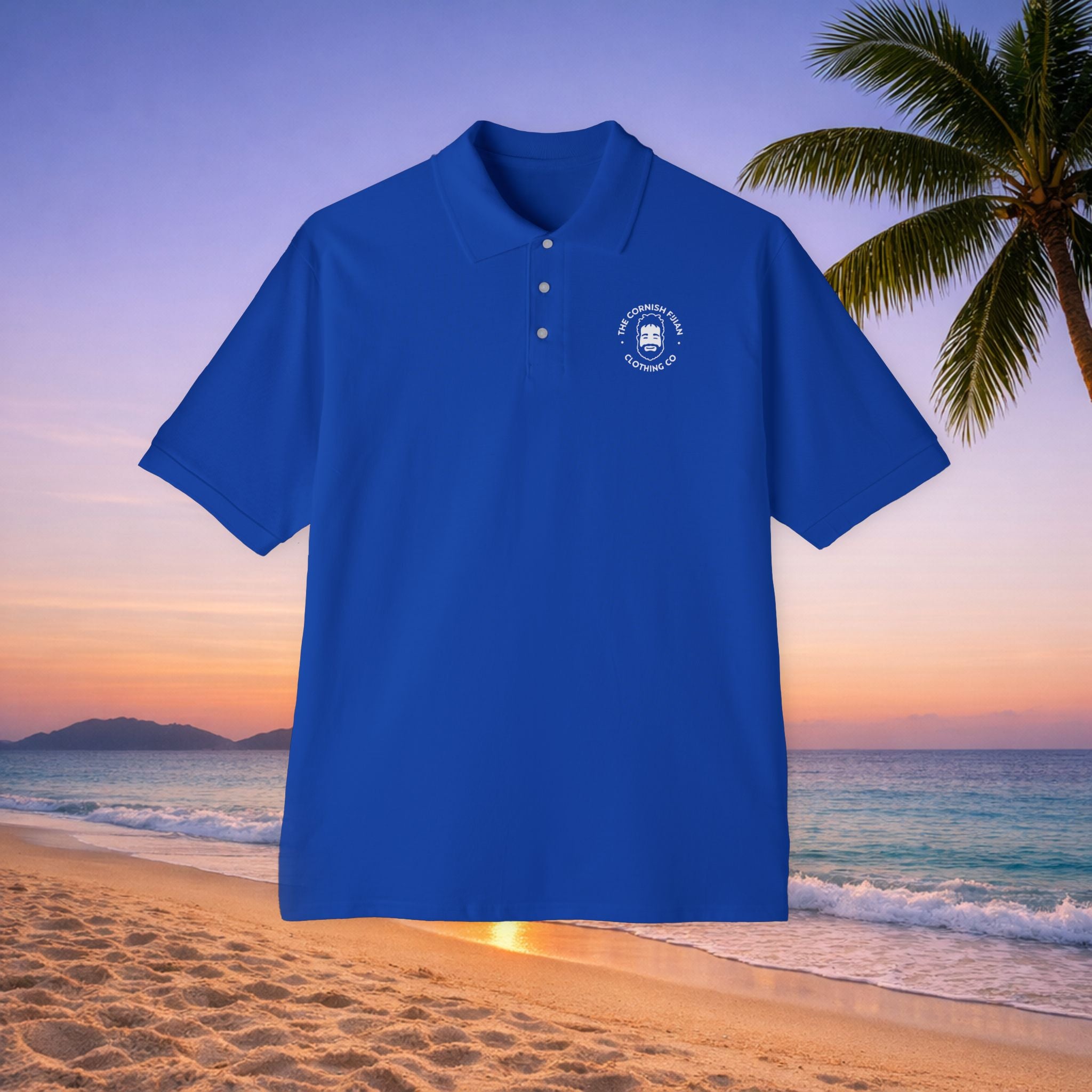 'The Cornish Fijian' - Men's Pique Polo