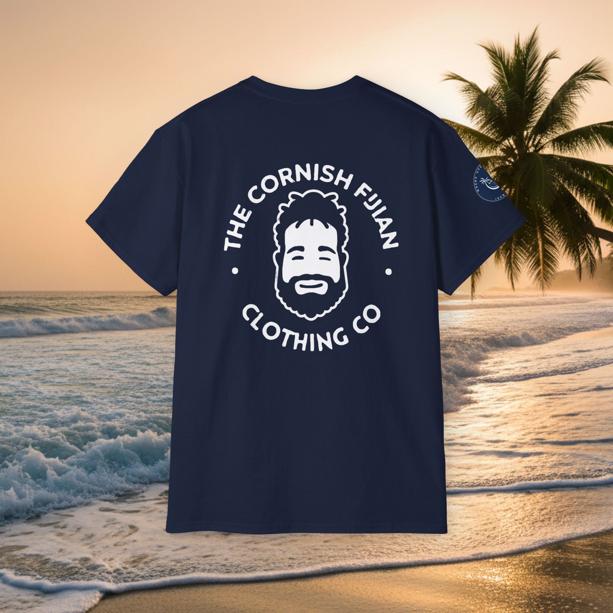 'The Cornish Fijian' Logo Medium Weight T-Shirt