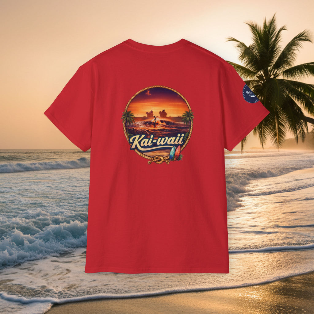 KAI-WAII Sunset Surf T-Shirt