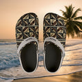Tropical Tribal EVA Foam Clogs — Patterned Beach Slip-Ons
