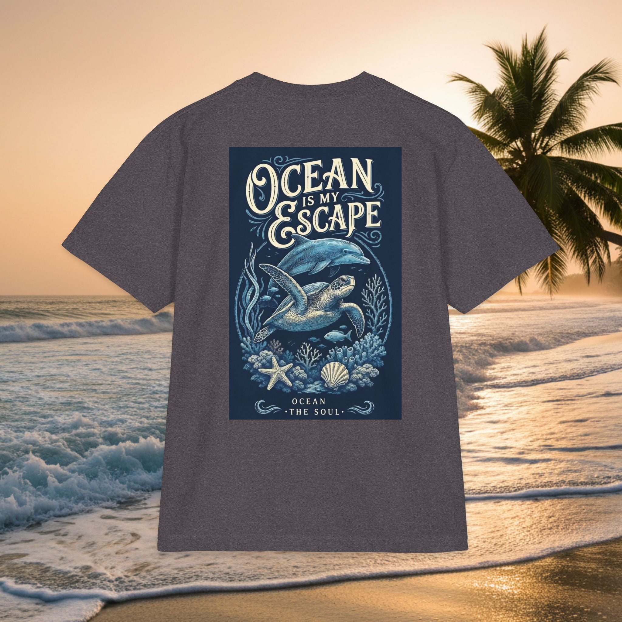 Ocean Escape T-Shirt — "KAI-WAII" Whale Graphic Premium Beach Tee