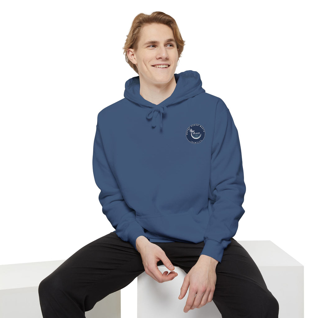 Hoodie - "Keep Calm and Let Jesus Take the Wheel" Nautical Graphic Hoodie