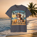 T-Shirt — KAI-WAII 'Paws and Relax' Beach Dog Graphic Tee