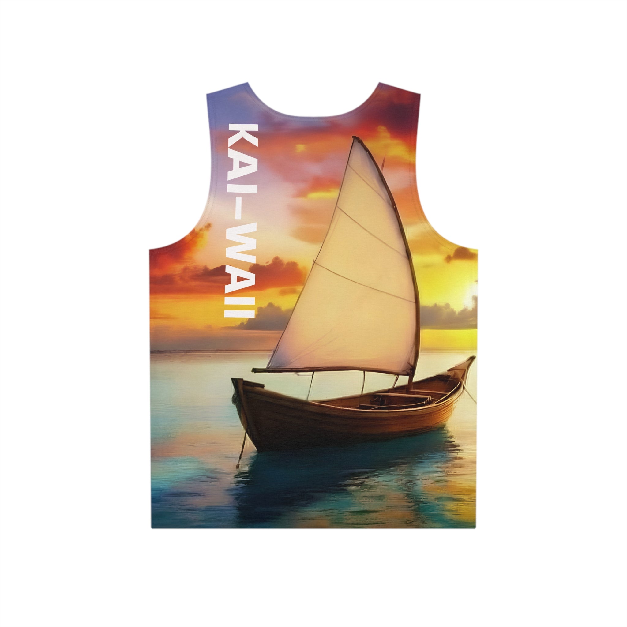 Sailboat Sunset Tank Top — 'KAI-WAII' Beach Print