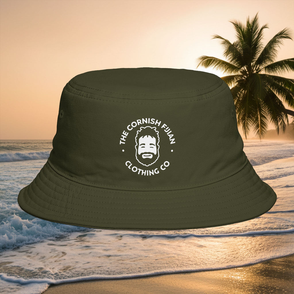 'The Cornish Fijian' Clothing Co. Embroidered Bucket Hat (Adult)