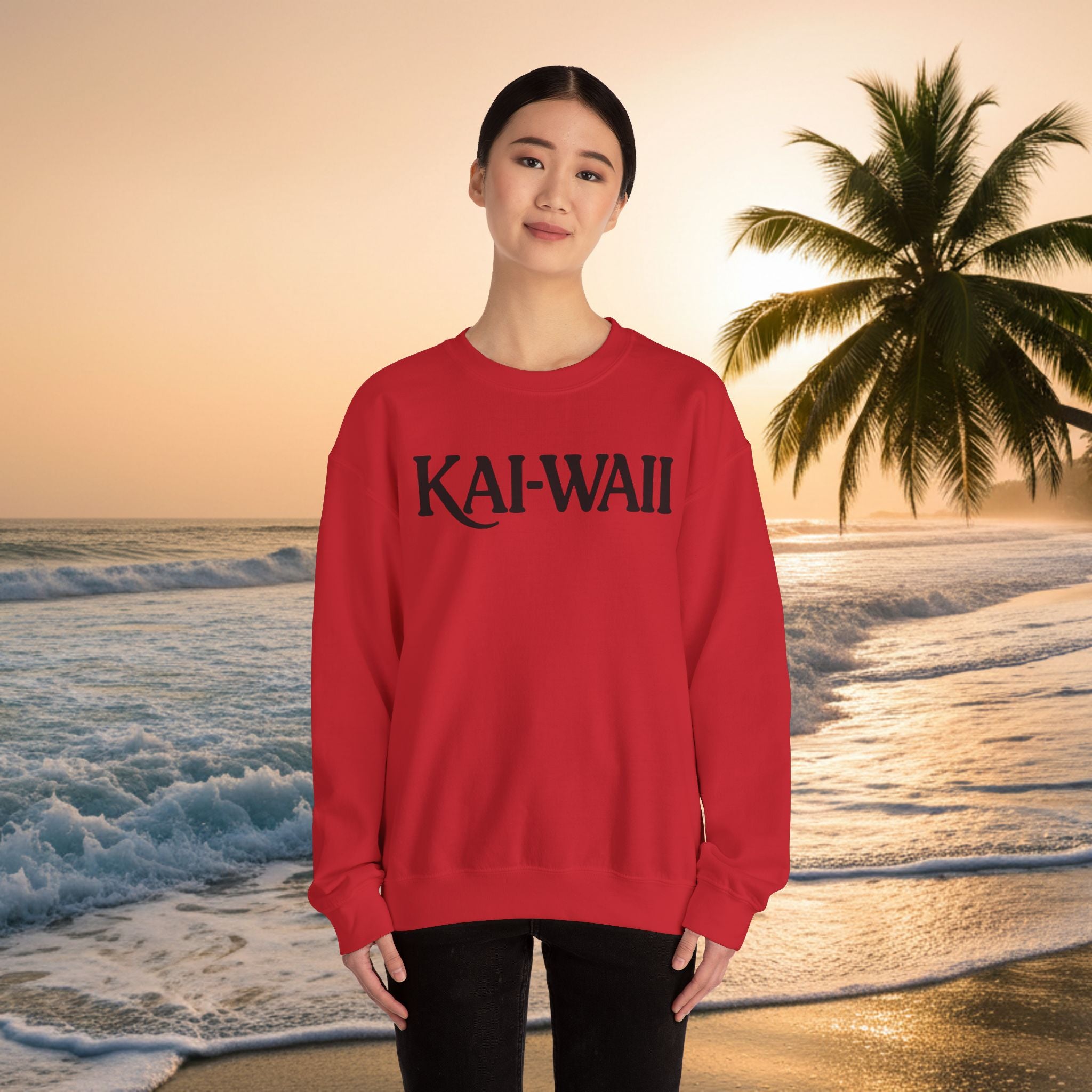 Crewneck Sweatshirt — "Keep Calm and Let Jesus Take the Wheel"