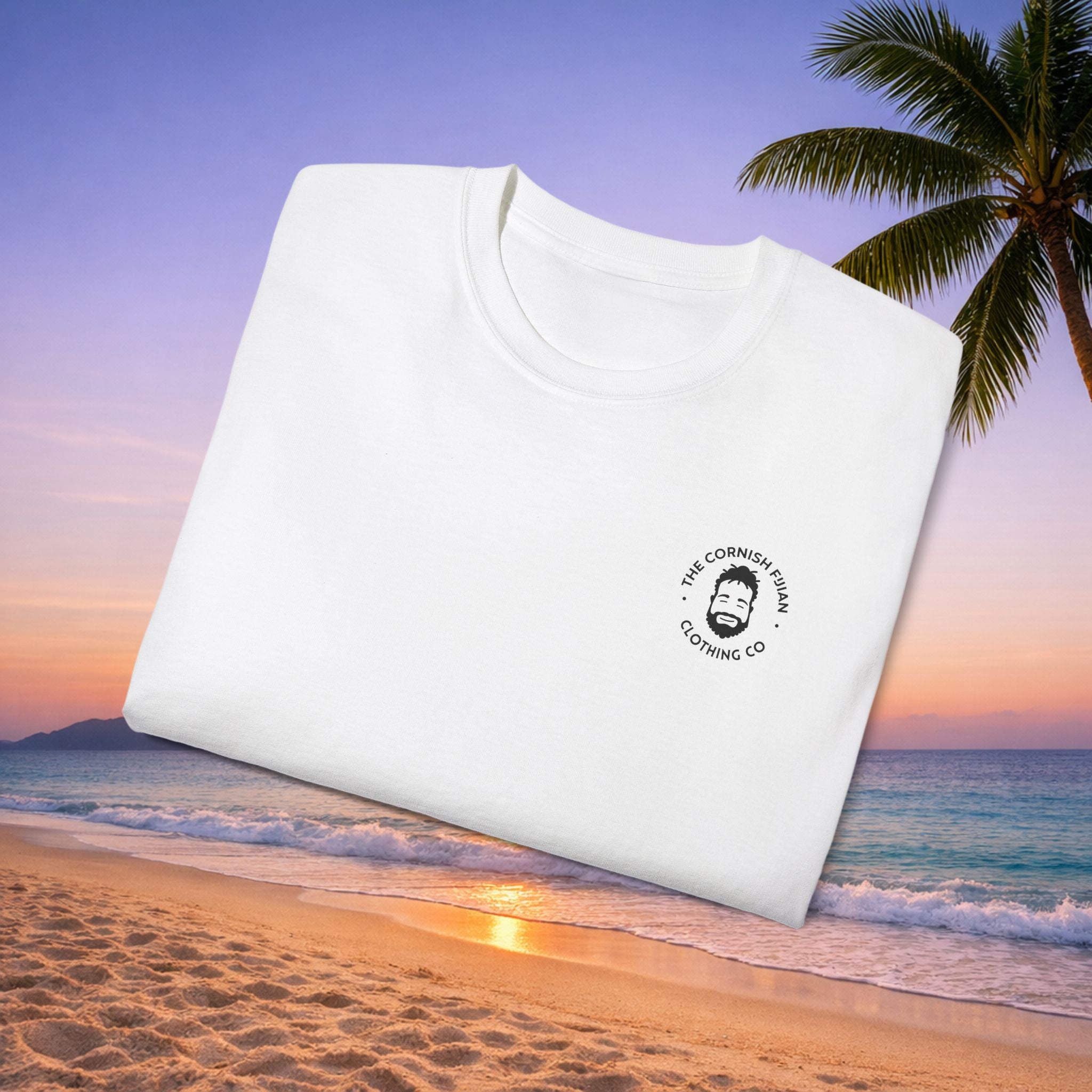 'The Cornish Fijian' Logo Tee — Medium weight T-shirt