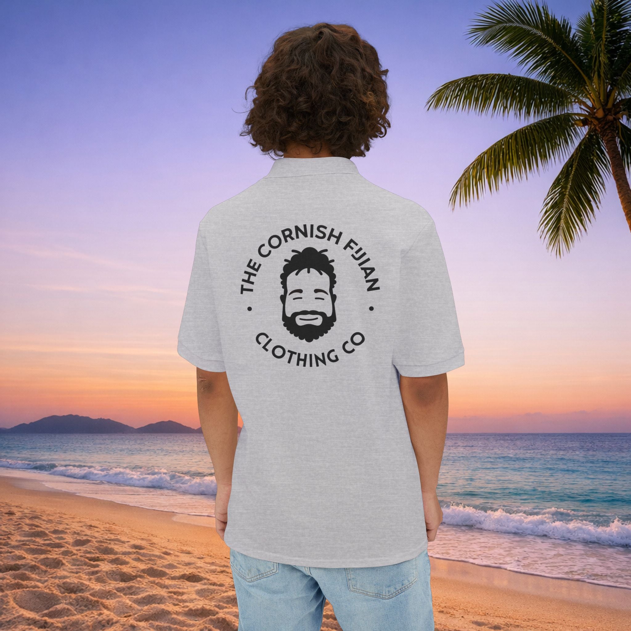 'The Cornish Fijian' - Men's Pique Polo