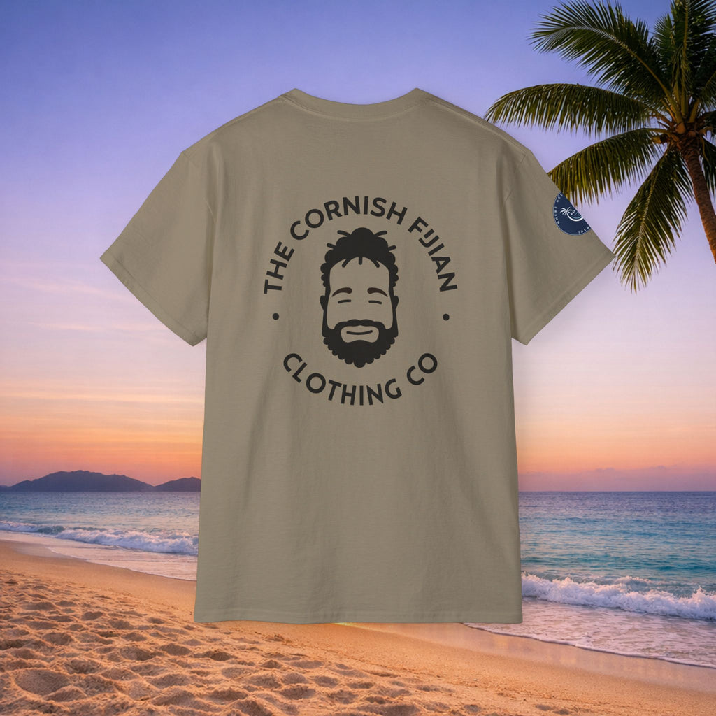 'The Cornish Fijian' Logo Tee — Medium weight T-shirt