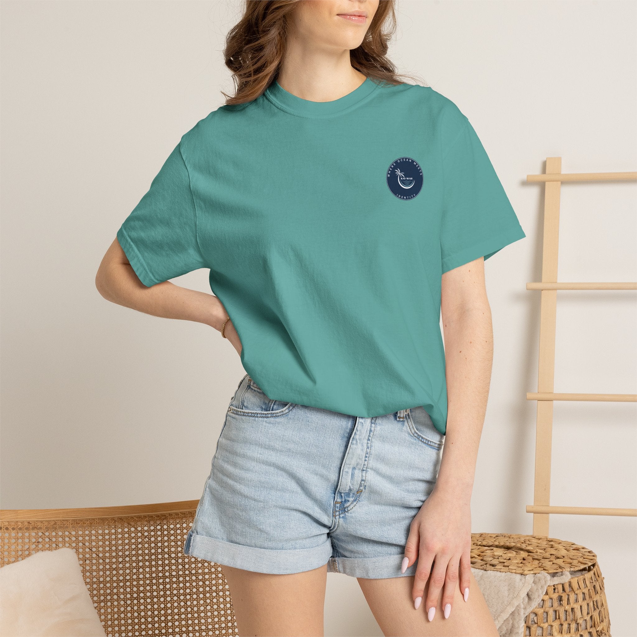 Graphic T-Shirt — "Shit I Don't Have Time For" Beach Sunset Crew Tee