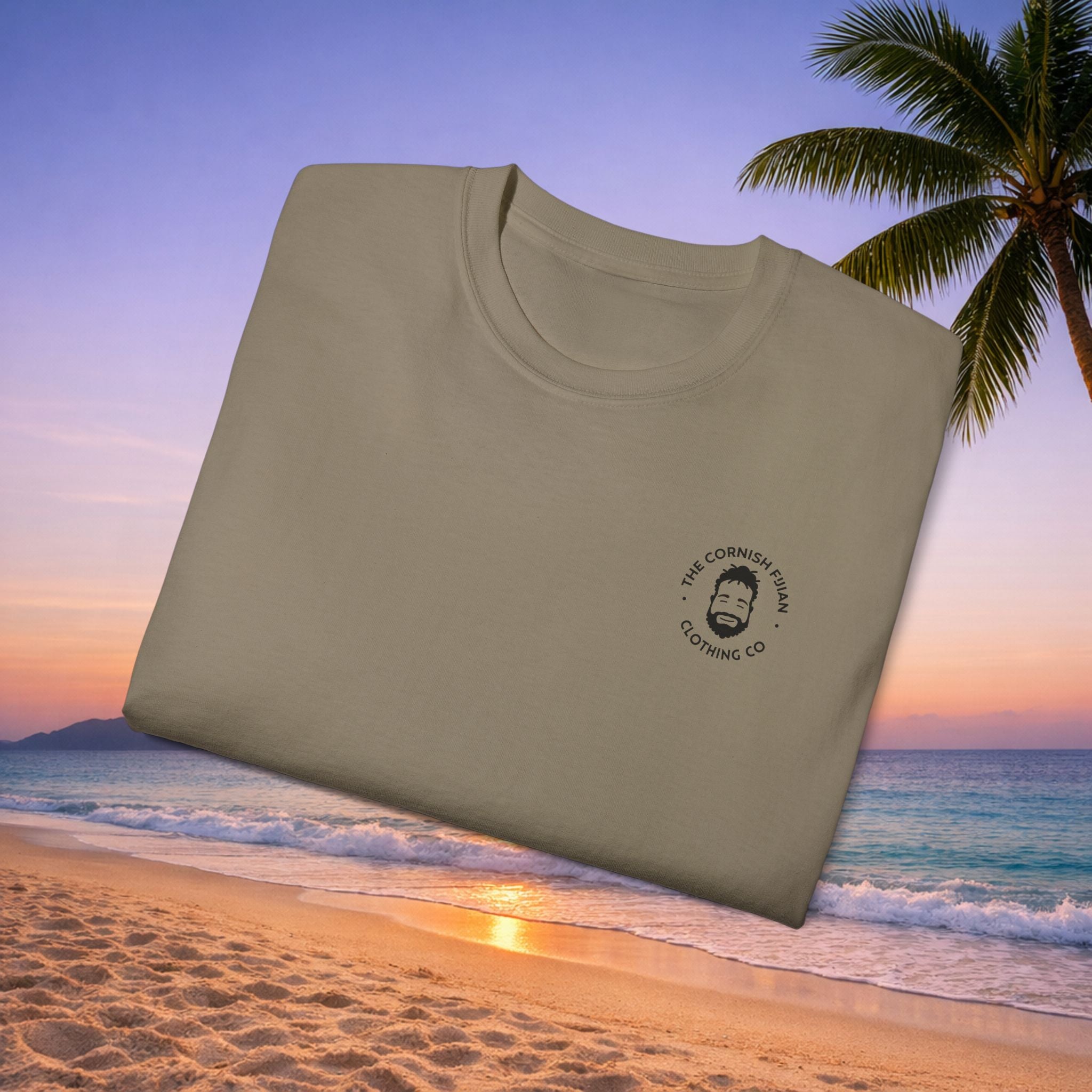 'The Cornish Fijian' Logo Tee — Medium weight T-shirt