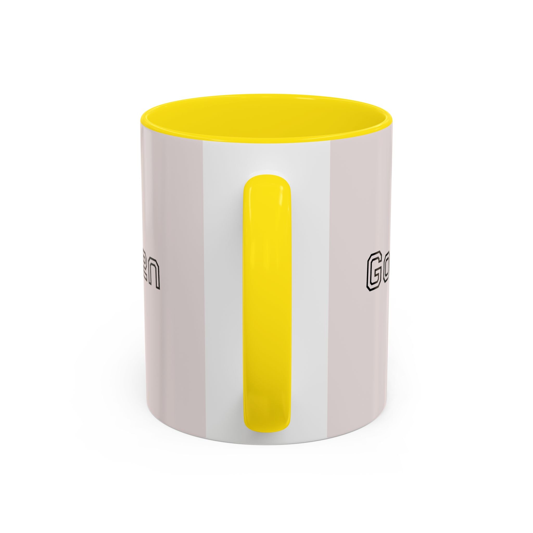 Motivational Accent Coffee Mug — "God Made It Happen" Inspirational Latte Mug