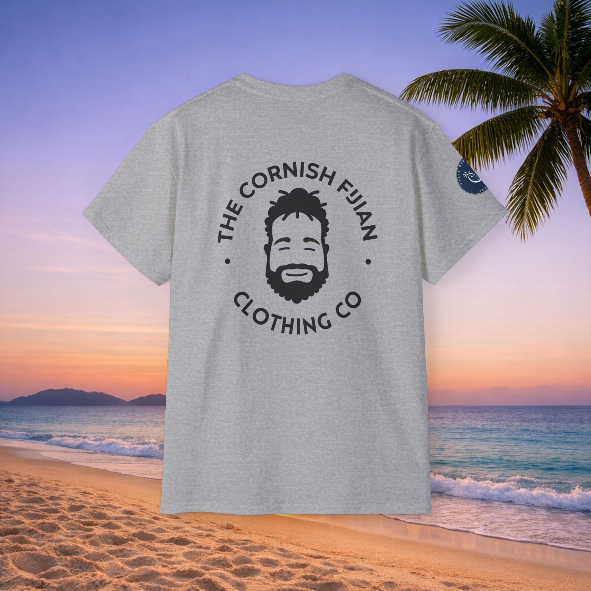 'The Cornish Fijian' Logo Tee — Medium weight T-shirt