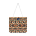 Tribal Print Tote Bag — Boho Aztec Shoulder Tote