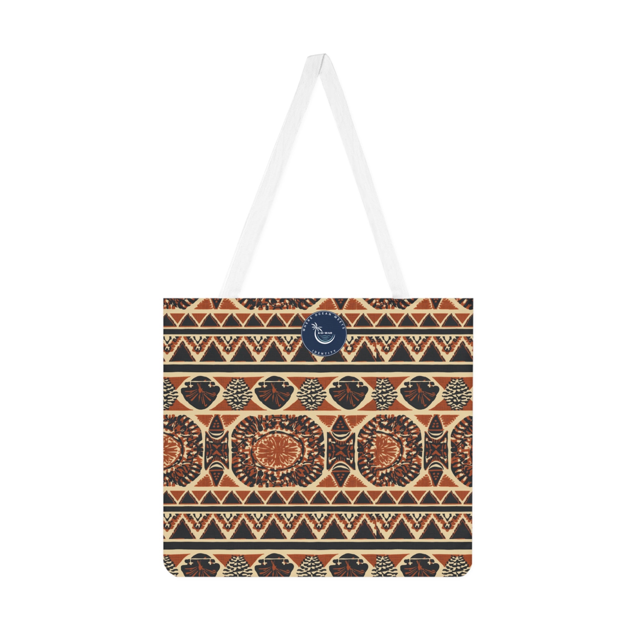 Tribal Print Tote Bag — Boho Aztec Shoulder Tote