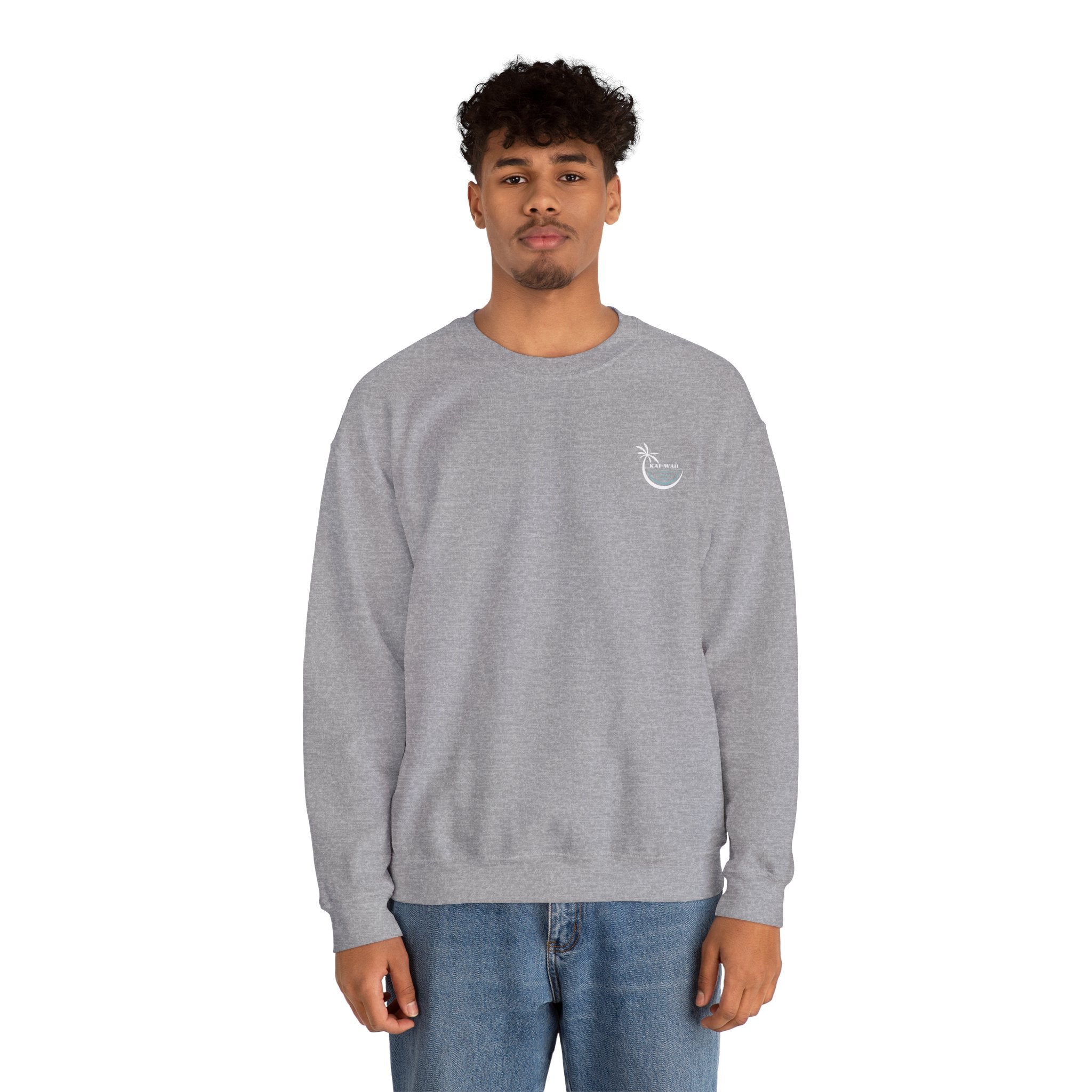 Keep Calm Crewneck Sweatshirt — "Keep Calm and Let Jesus Take the Wheel"