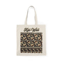 Kai-Waïi Tribal Pattern Tote Bag — Natural Canvas Eco Shopper