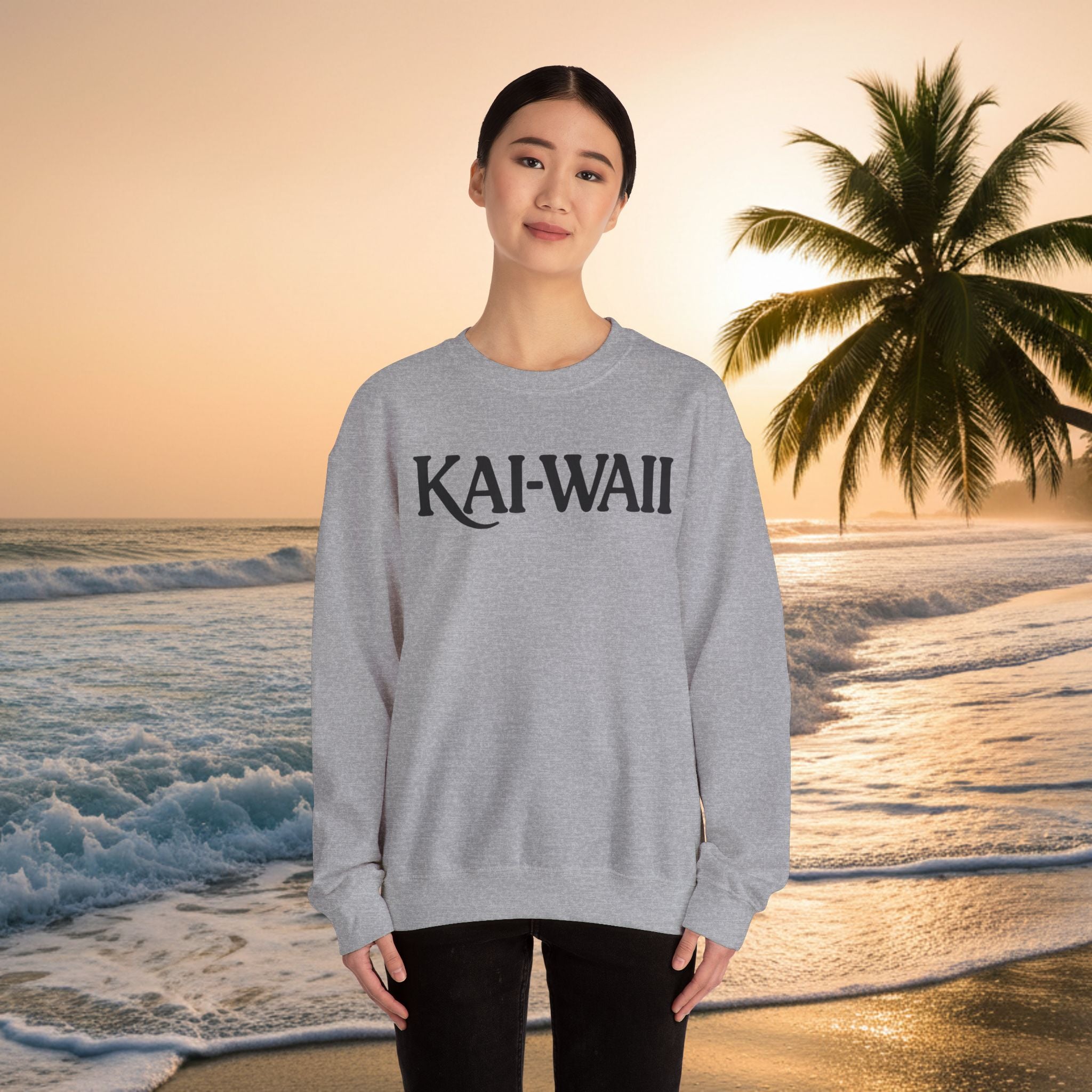 Crewneck Sweatshirt — "Keep Calm and Let Jesus Take the Wheel"