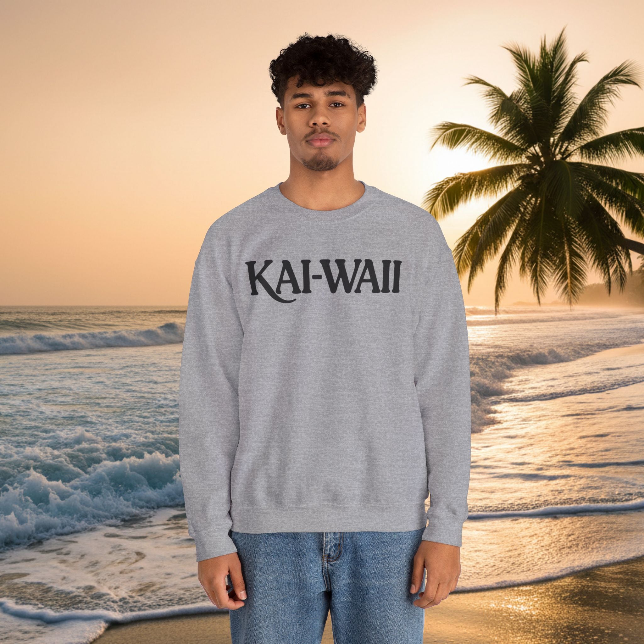 Crewneck Sweatshirt — "Keep Calm and Let Jesus Take the Wheel"