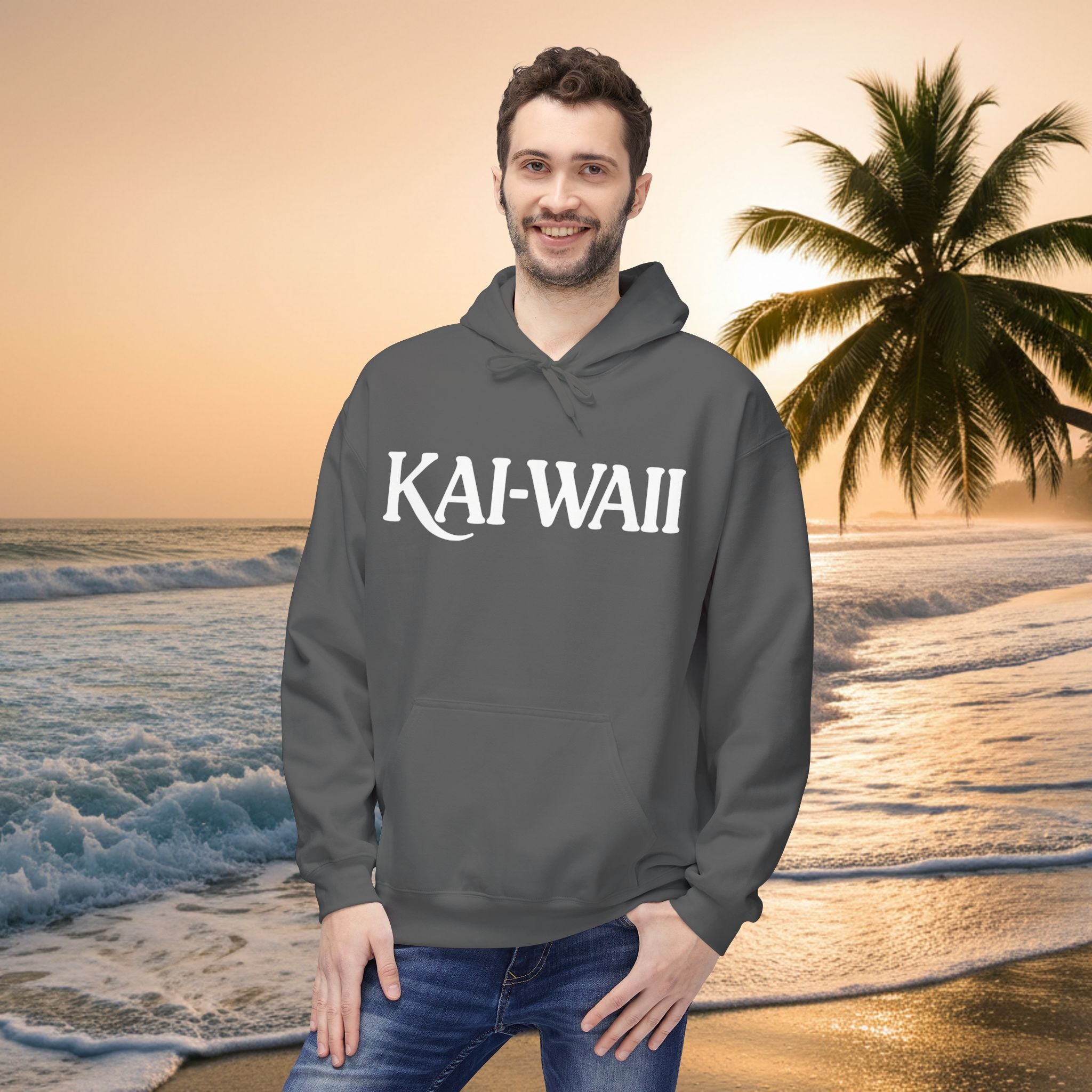 KAI-WAII Ocean Escape Hoodie — Graphic Pullover