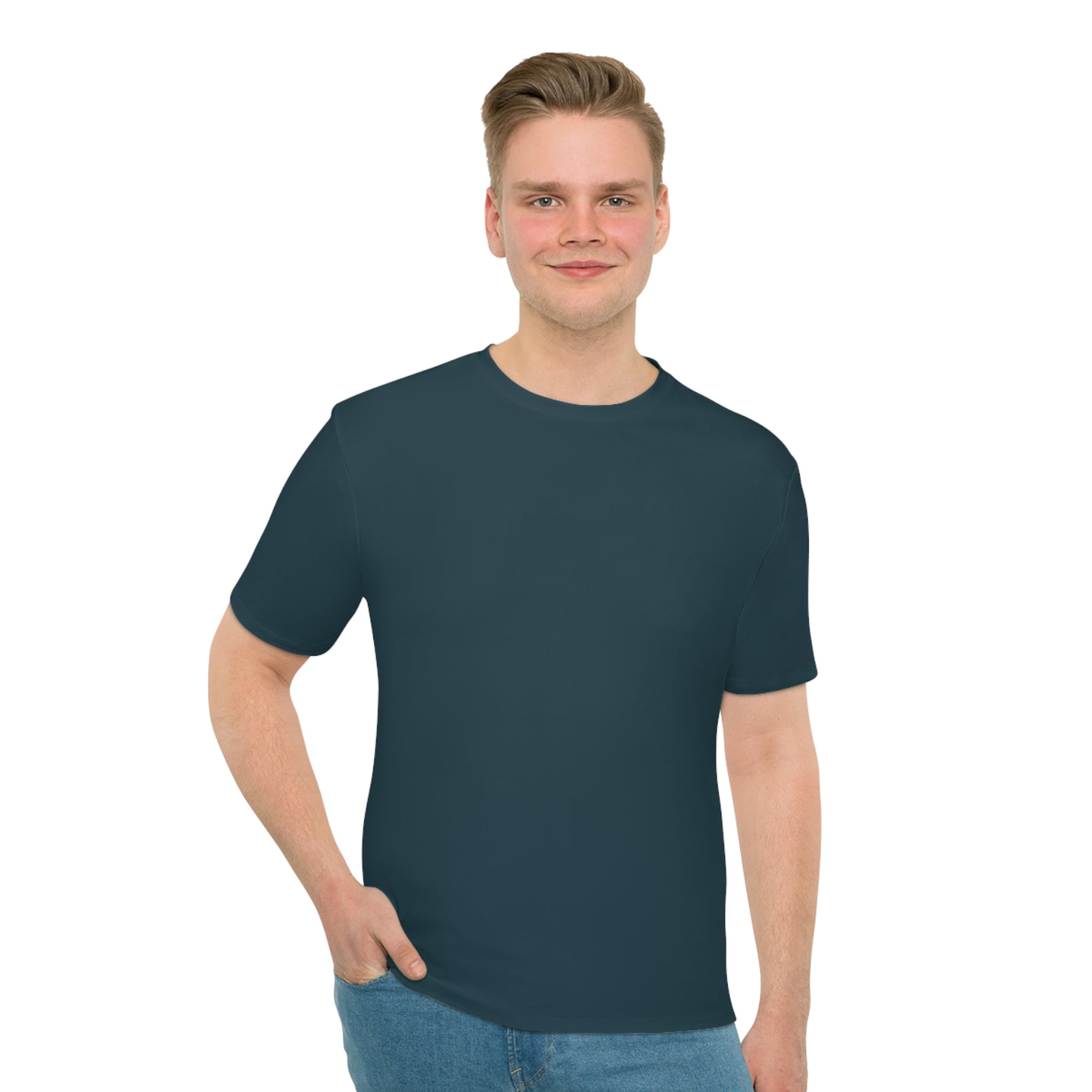 Kai-Waii Back Logo Men's Loose T‑Shirt — Casual Streetwear AOP
