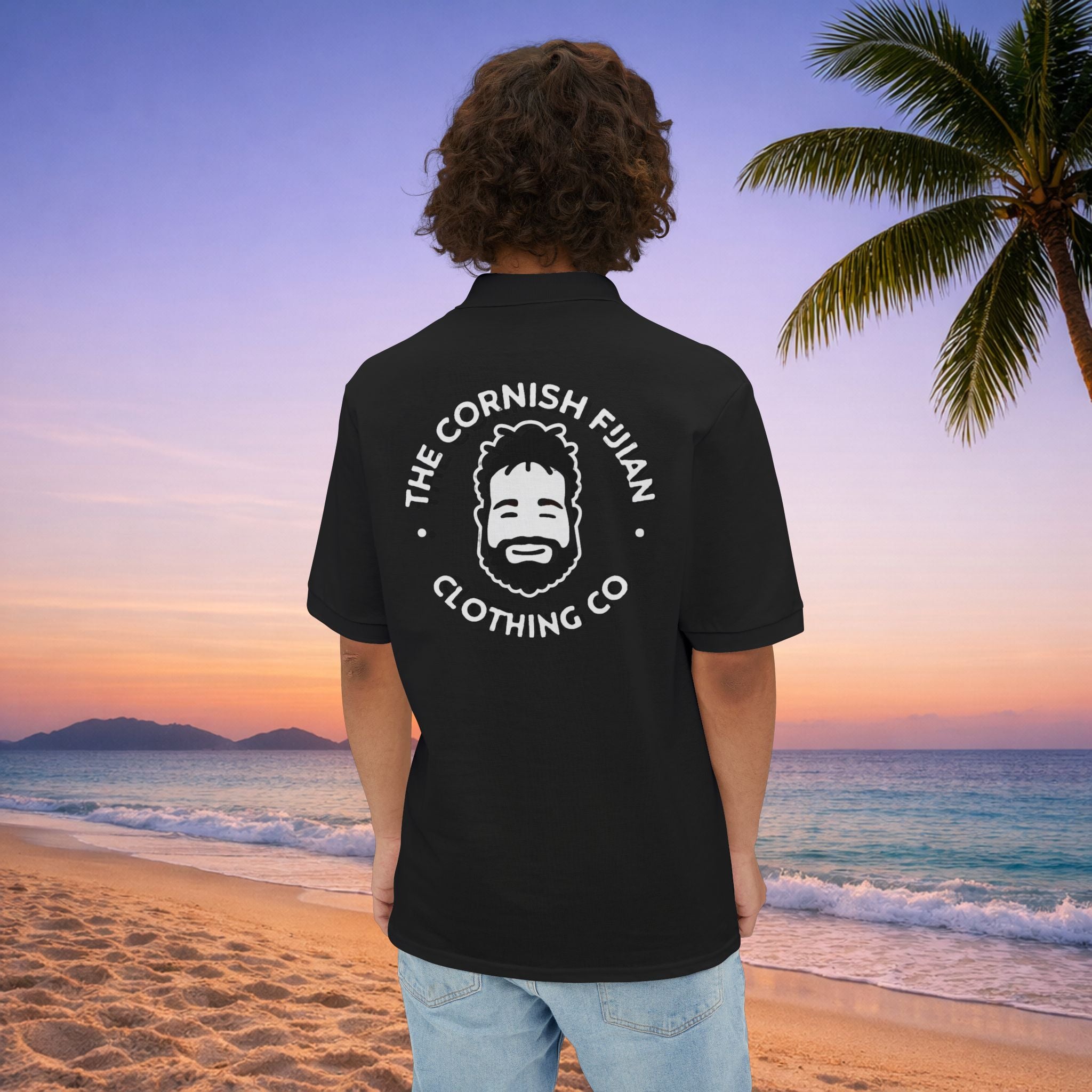 'The Cornish Fijian' - Men's Pique Polo