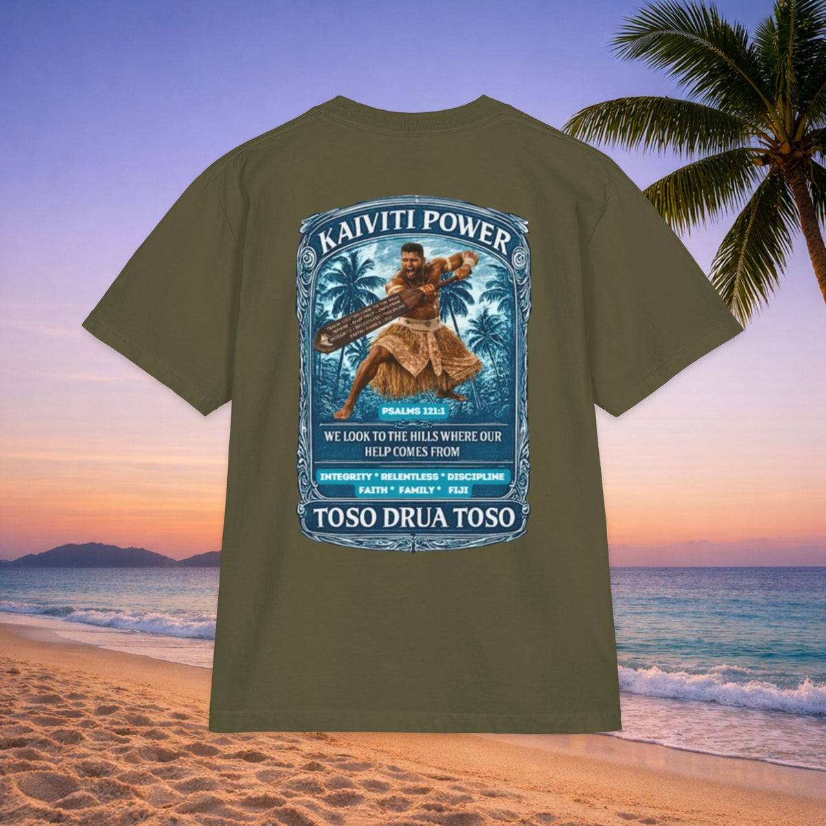 Kaiviti Power Toso Drua Toso - Premium Quality T-Shirt