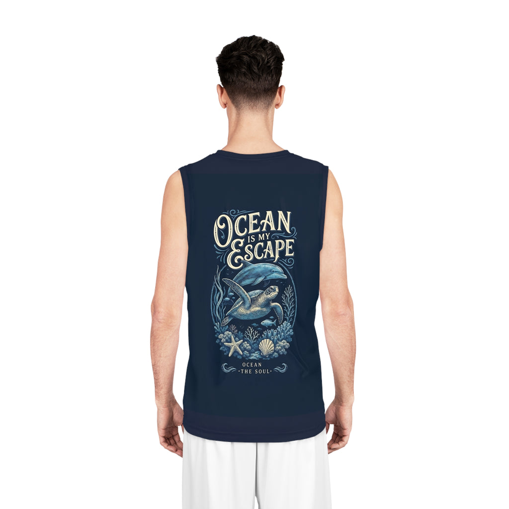 Kai-Waii Navy Basketball Jersey
