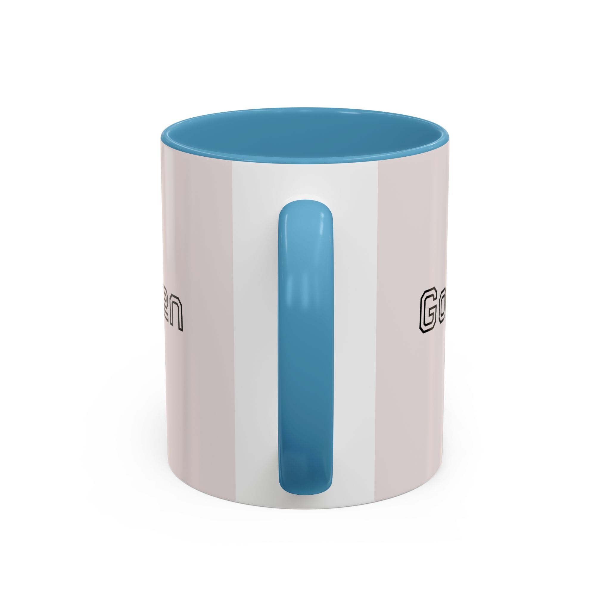 Motivational Accent Coffee Mug — "God Made It Happen" Inspirational Latte Mug