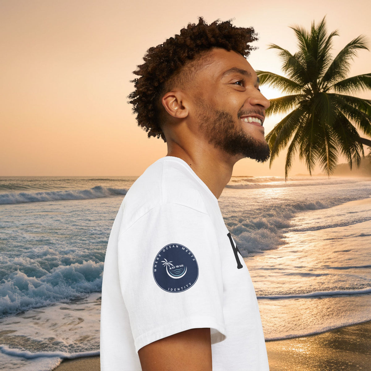 KAI-WAII Beach T-Shirt — Vintage Hawaiian Surf Tee