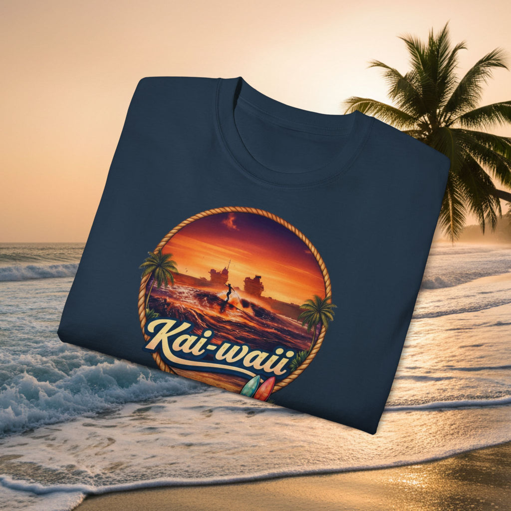 Kai-waii Sunset Surf T-Shirt
